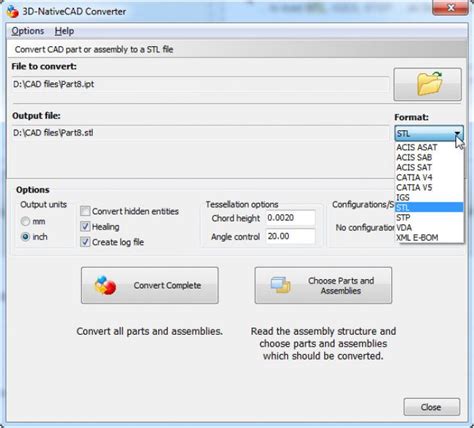 ipt to stl converter online